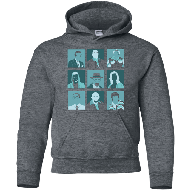 Sweatshirts Dark Heather / YS Breaking Pop Youth Hoodie