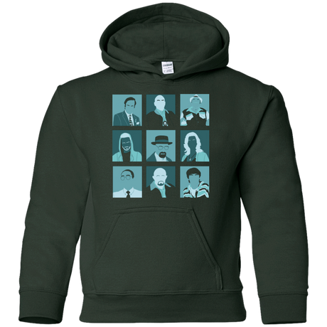 Sweatshirts Forest Green / YS Breaking Pop Youth Hoodie
