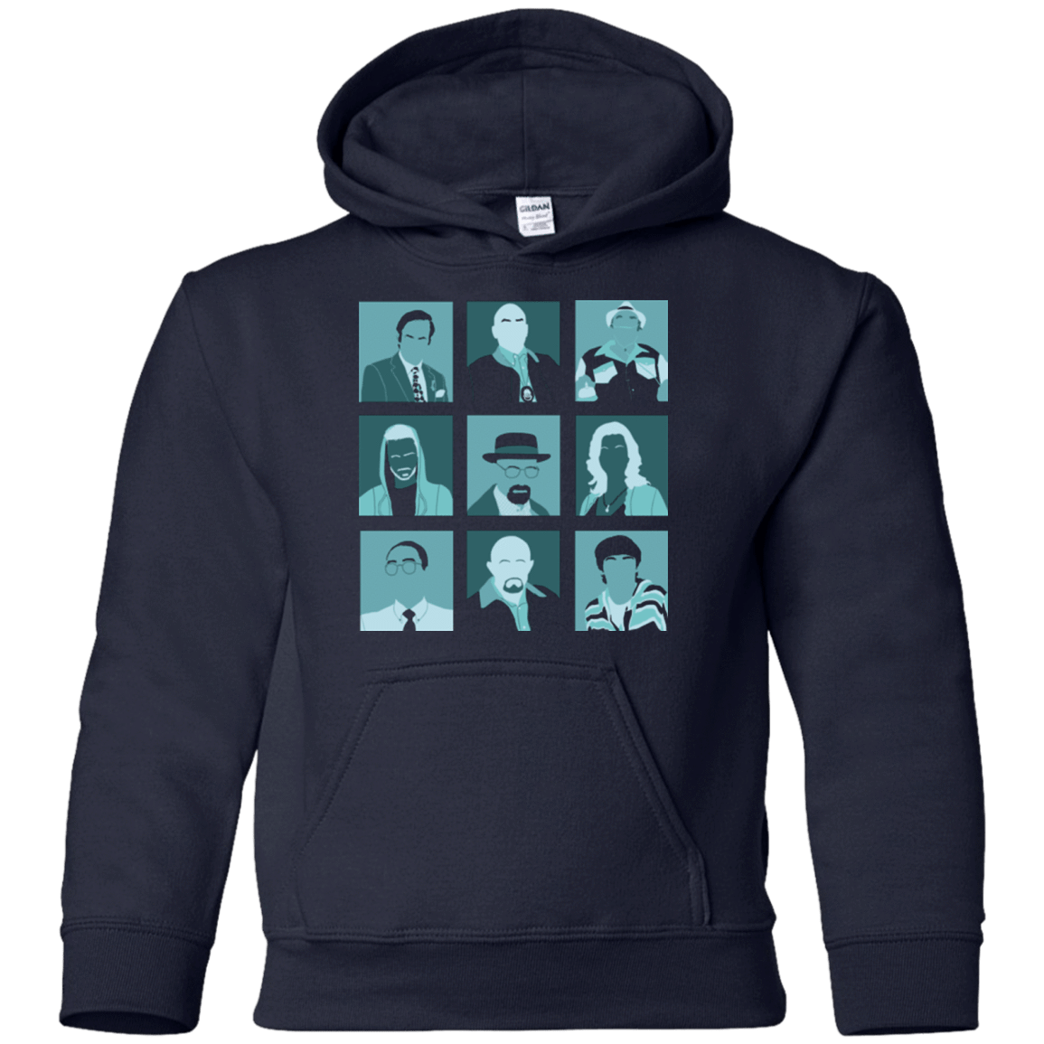 Sweatshirts Navy / YS Breaking Pop Youth Hoodie