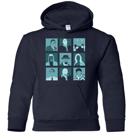 Sweatshirts Navy / YS Breaking Pop Youth Hoodie