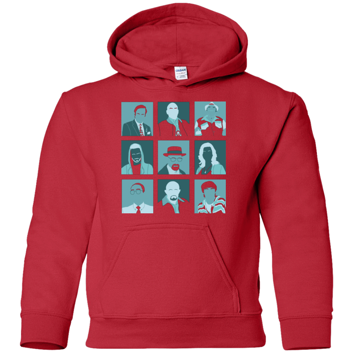 Sweatshirts Red / YS Breaking Pop Youth Hoodie