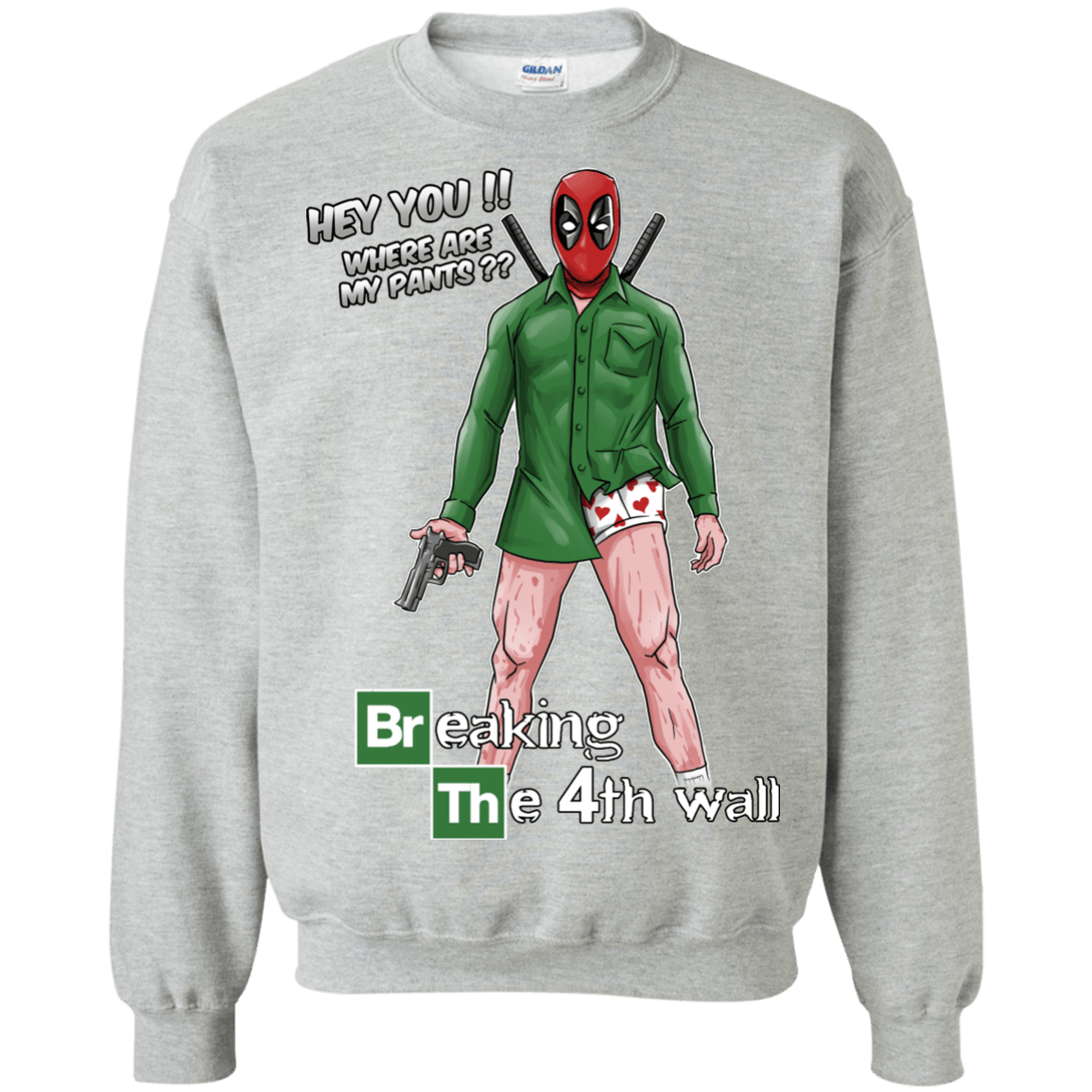 Sweatshirts Sport Grey / Small Breaking the 4th Wall Crewneck Sweatshirt