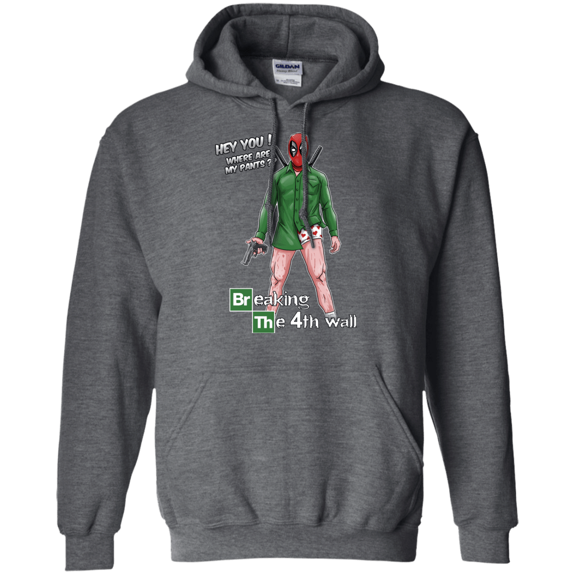 Sweatshirts Dark Heather / Small Breaking the 4th Wall Pullover Hoodie