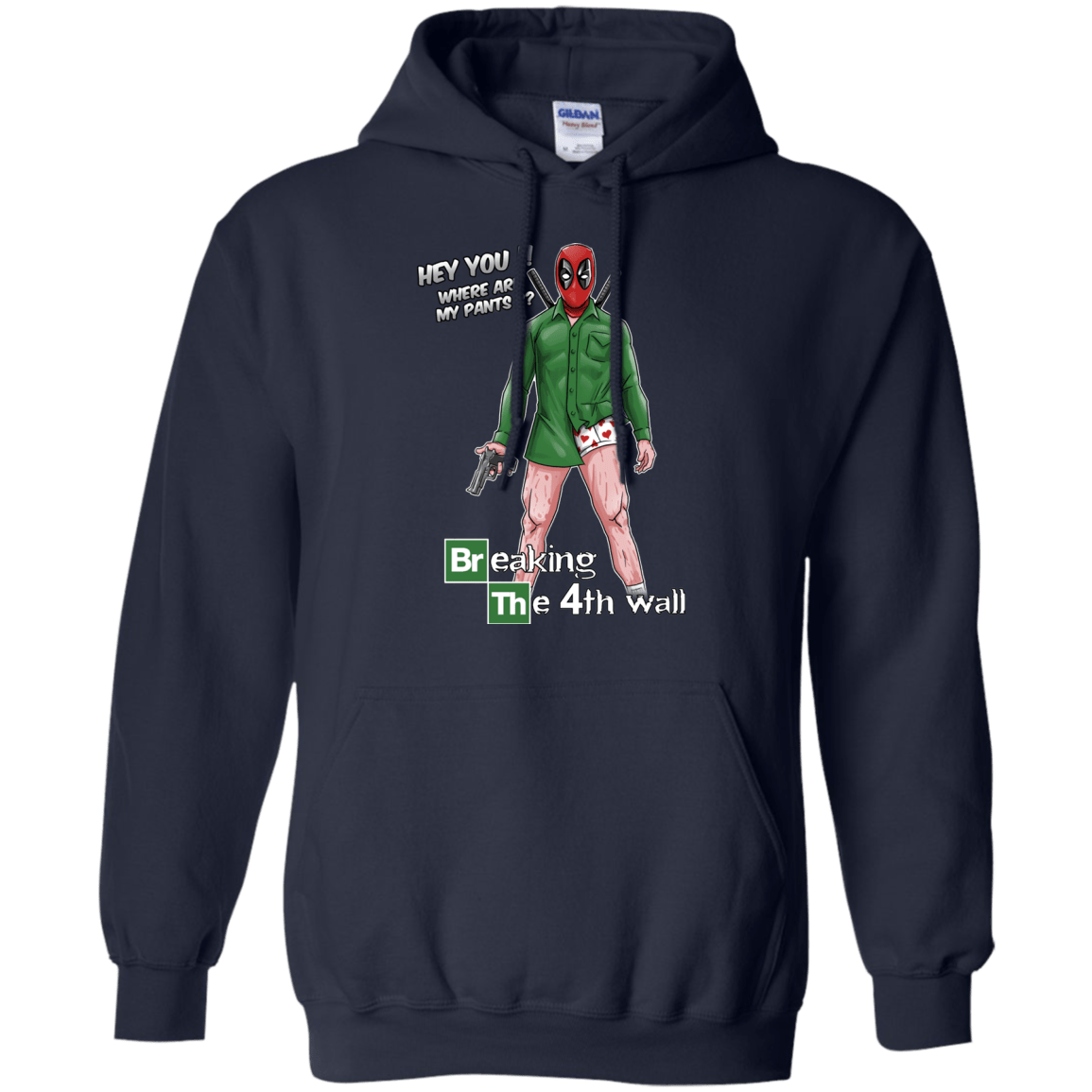 Sweatshirts Navy / Small Breaking the 4th Wall Pullover Hoodie