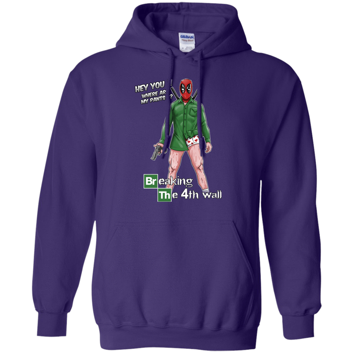 Sweatshirts Purple / Small Breaking the 4th Wall Pullover Hoodie