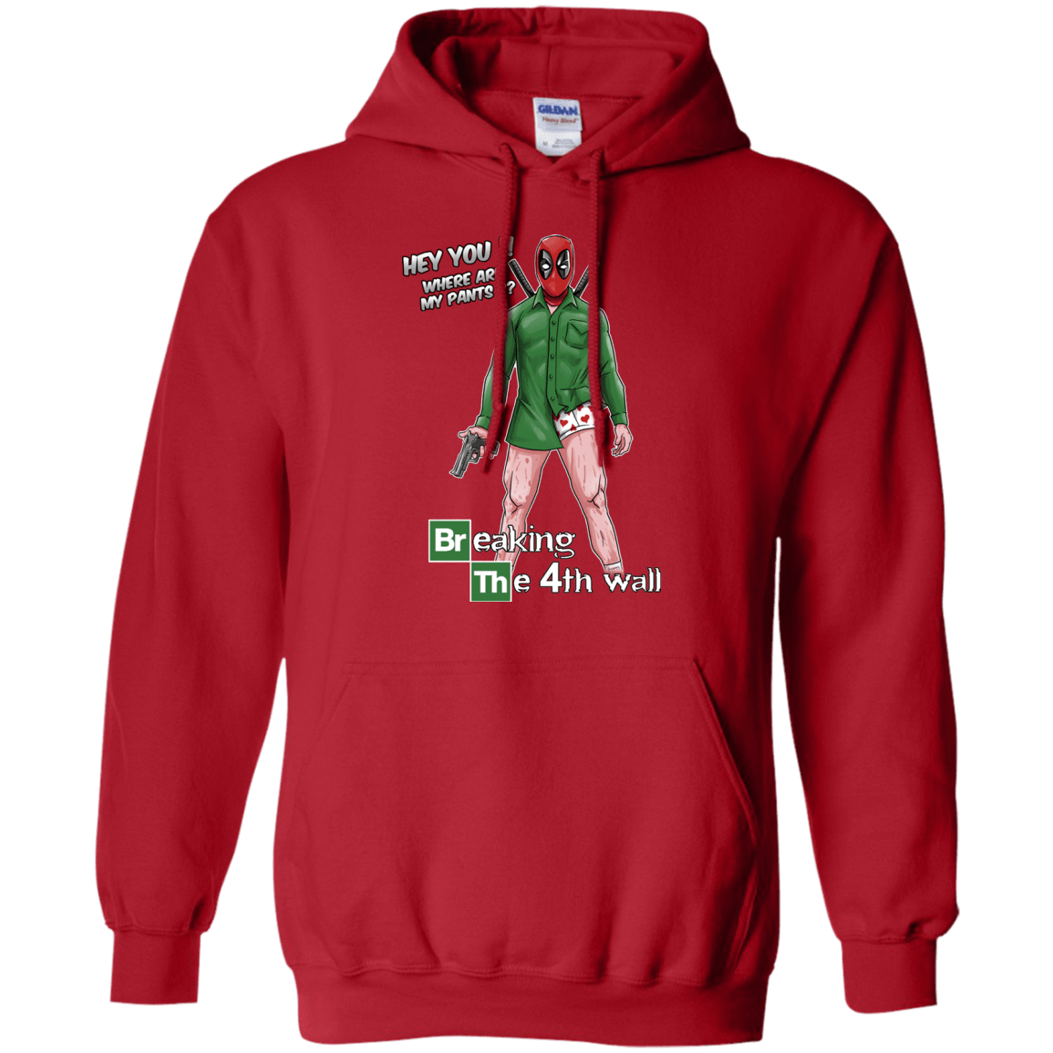 Sweatshirts Red / Small Breaking the 4th Wall Pullover Hoodie