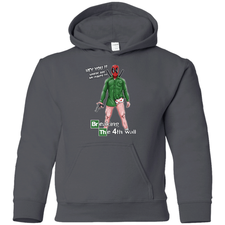 Sweatshirts Charcoal / YS Breaking the 4th Wall Youth Hoodie