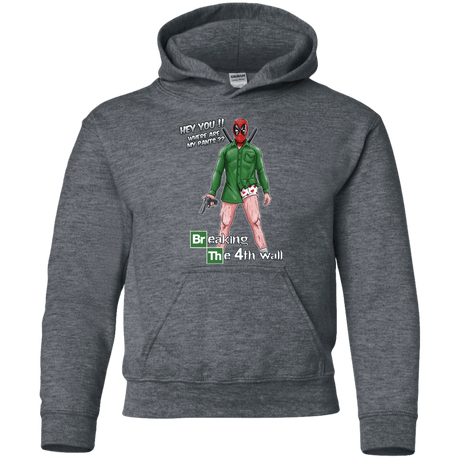 Sweatshirts Dark Heather / YS Breaking the 4th Wall Youth Hoodie