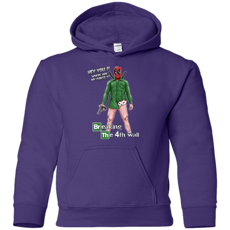 Sweatshirts Purple / YS Breaking the 4th Wall Youth Hoodie