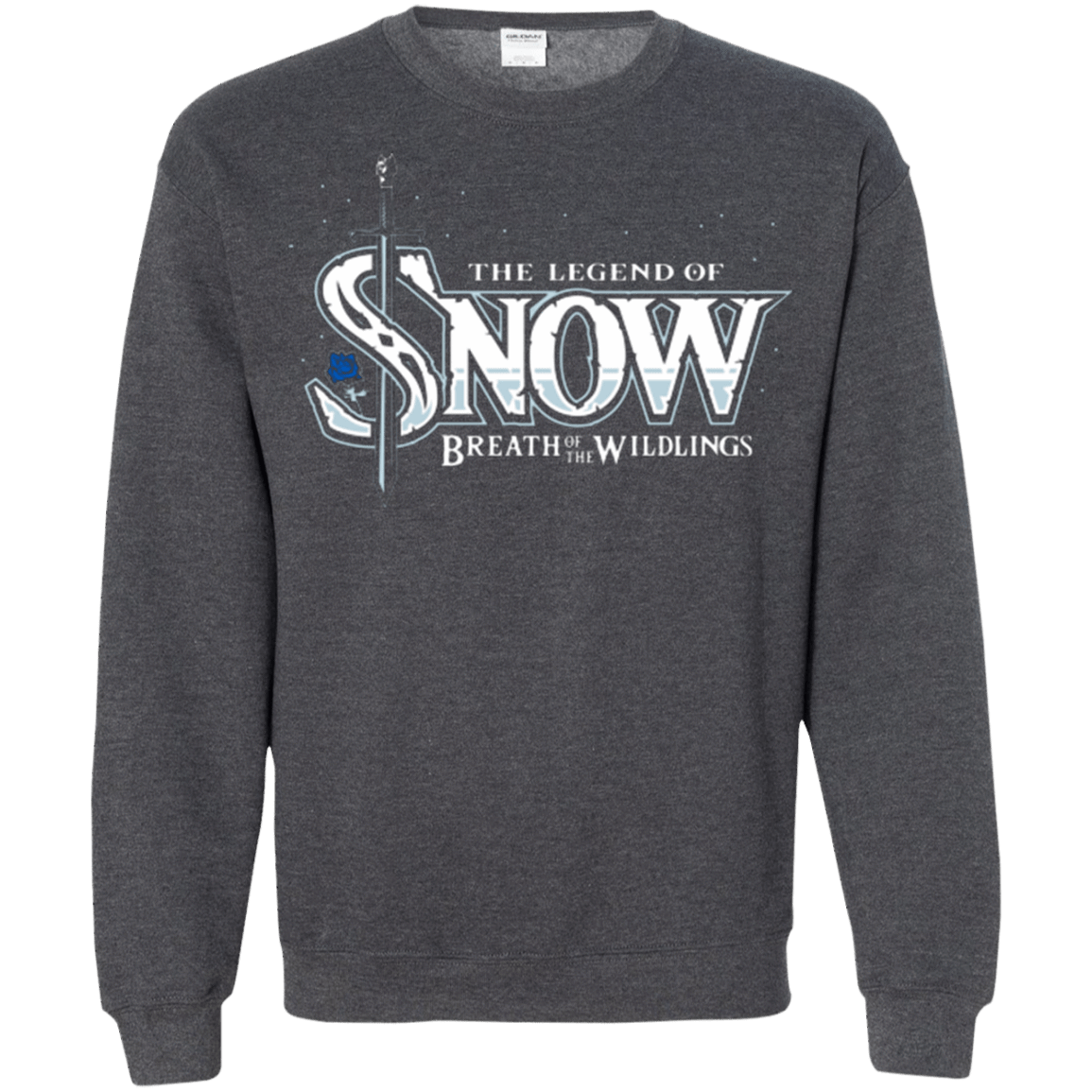 Sweatshirts Dark Heather / Small Breath of the Wildlings Crewneck Sweatshirt