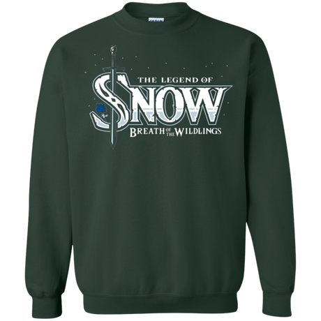 Sweatshirts Forest Green / Small Breath of the Wildlings Crewneck Sweatshirt