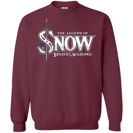 Sweatshirts Maroon / Small Breath of the Wildlings Crewneck Sweatshirt