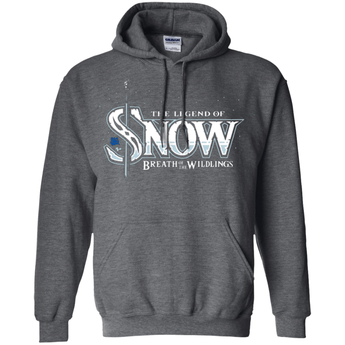 Sweatshirts Dark Heather / Small Breath of the Wildlings Pullover Hoodie