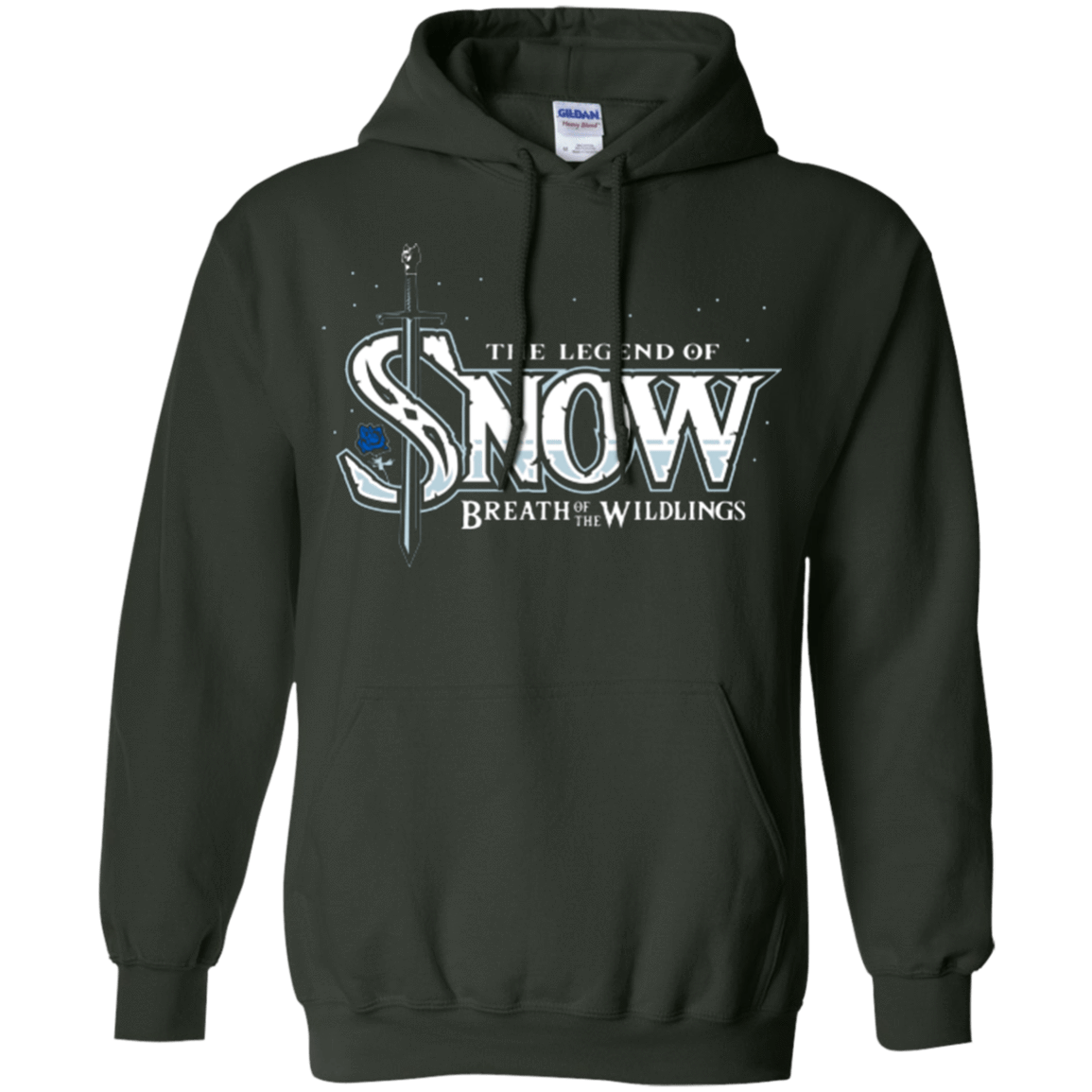 Sweatshirts Forest Green / Small Breath of the Wildlings Pullover Hoodie