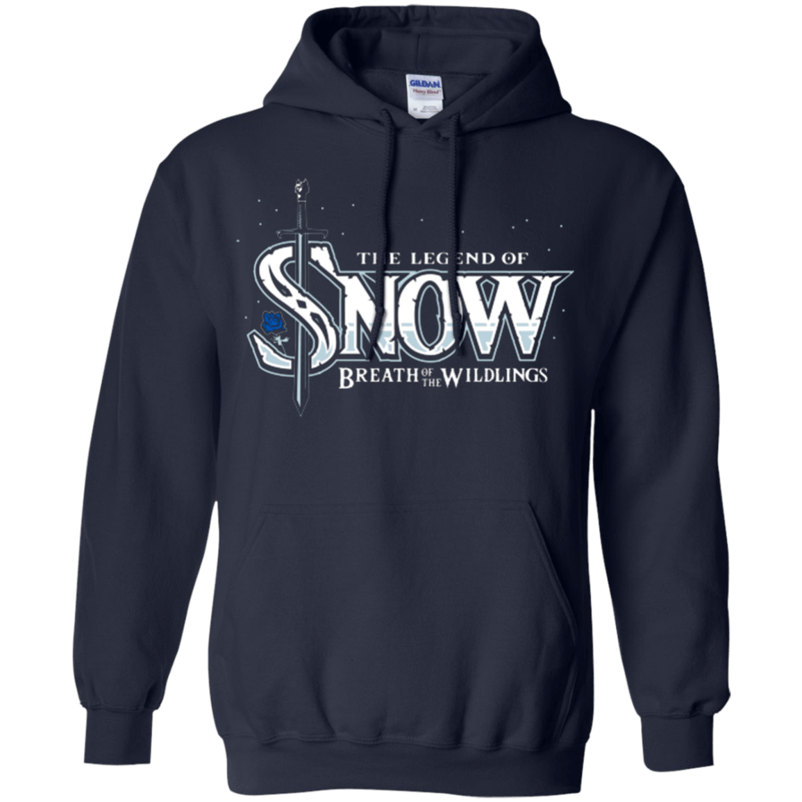 Sweatshirts Navy / Small Breath of the Wildlings Pullover Hoodie