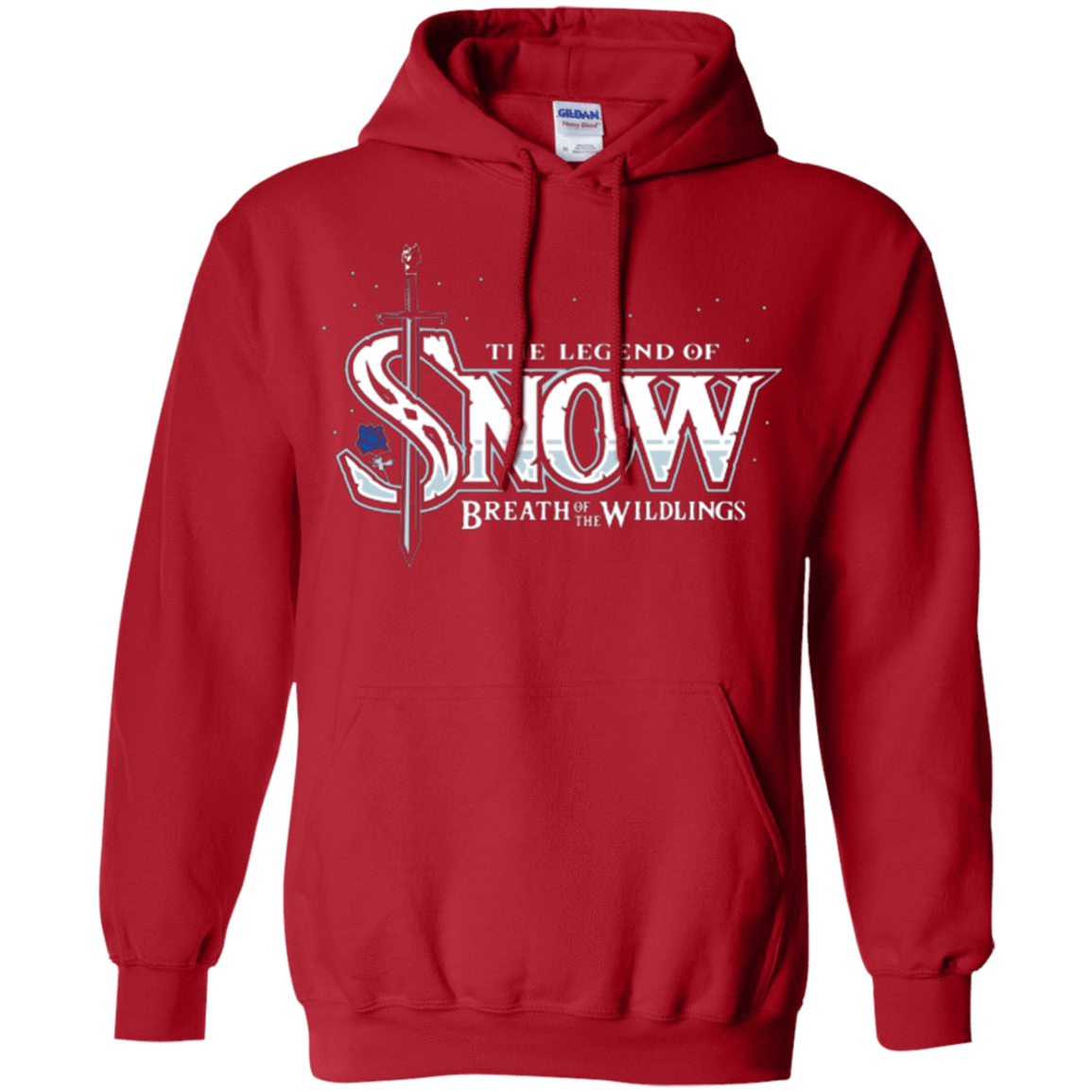 Sweatshirts Red / Small Breath of the Wildlings Pullover Hoodie