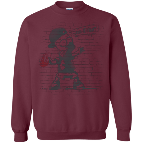 Sweatshirts Maroon / S BRICK E MART Crewneck Sweatshirt