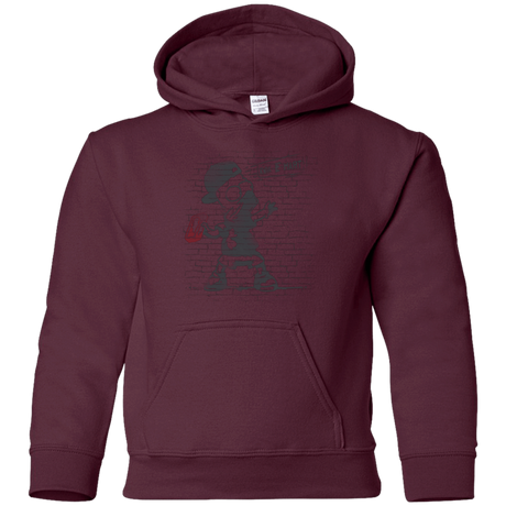 Sweatshirts Maroon / YS BRICK E MART Youth Hoodie