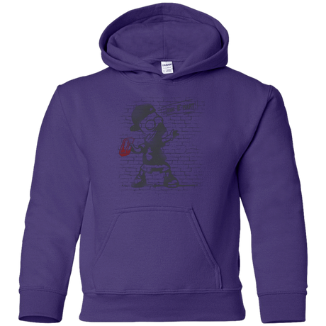Sweatshirts Purple / YS BRICK E MART Youth Hoodie