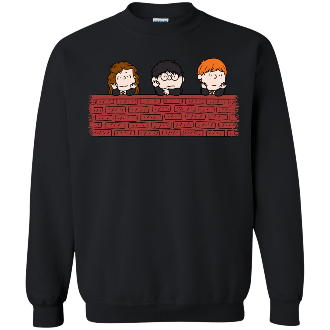 Sweatshirts Black / S Brick Wall Crewneck Sweatshirt