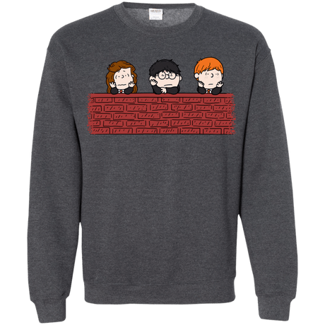 Sweatshirts Dark Heather / S Brick Wall Crewneck Sweatshirt