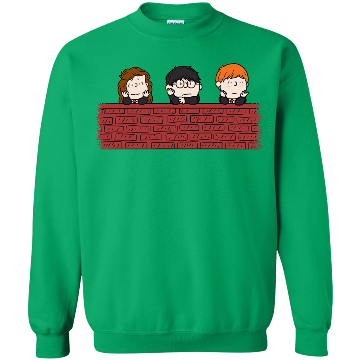 Sweatshirts Irish Green / S Brick Wall Crewneck Sweatshirt