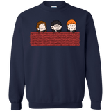 Sweatshirts Navy / S Brick Wall Crewneck Sweatshirt
