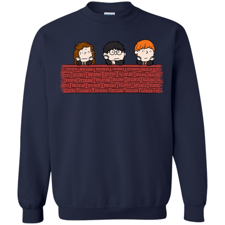 Sweatshirts Navy / S Brick Wall Crewneck Sweatshirt