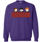 Sweatshirts Purple / S Brick Wall Crewneck Sweatshirt