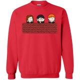 Sweatshirts Red / S Brick Wall Crewneck Sweatshirt