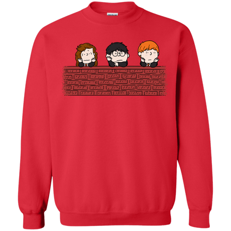 Sweatshirts Red / S Brick Wall Crewneck Sweatshirt