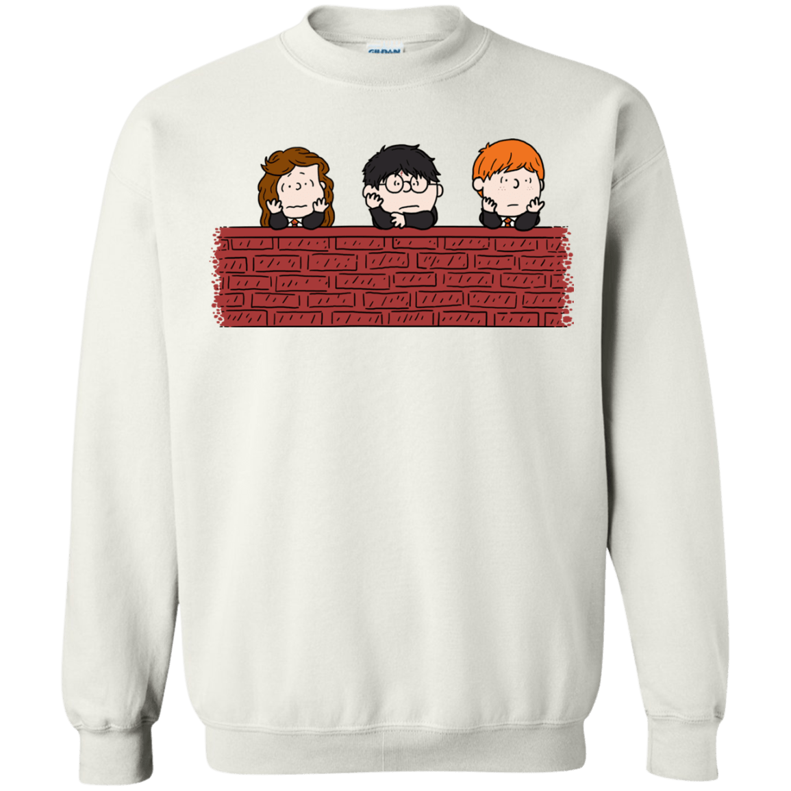 Sweatshirts White / S Brick Wall Crewneck Sweatshirt