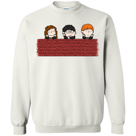 Sweatshirts White / S Brick Wall Crewneck Sweatshirt