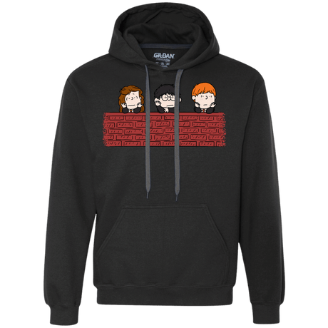 Sweatshirts Black / S Brick Wall Premium Fleece Hoodie