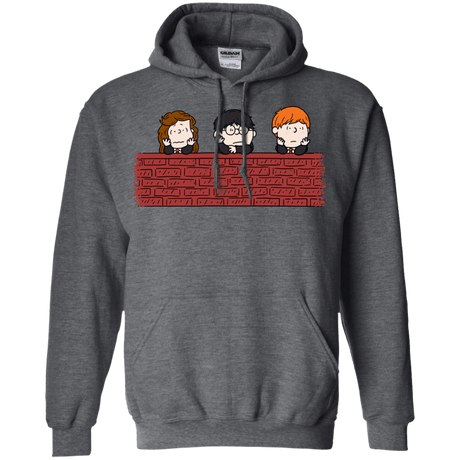Sweatshirts Dark Heather / S Brick Wall Pullover Hoodie