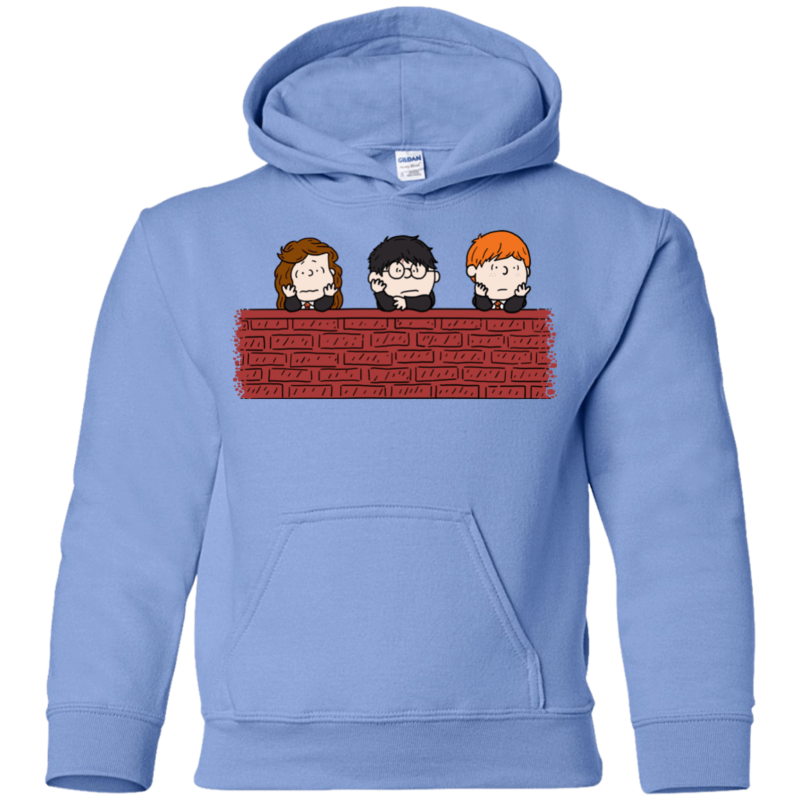 Sweatshirts Carolina Blue / YS Brick Wall Youth Hoodie