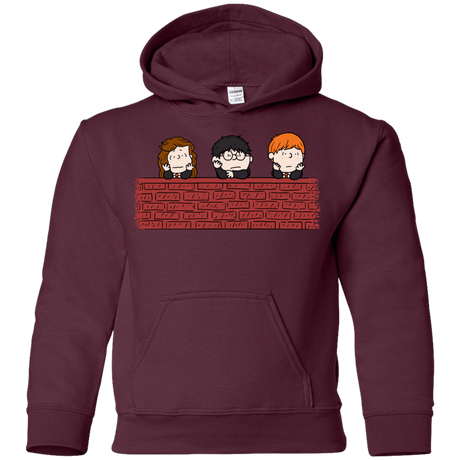 Sweatshirts Maroon / YS Brick Wall Youth Hoodie