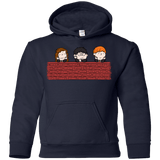 Sweatshirts Navy / YS Brick Wall Youth Hoodie