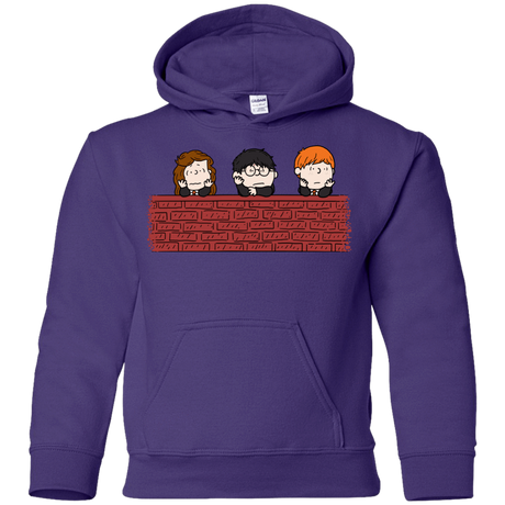 Sweatshirts Purple / YS Brick Wall Youth Hoodie