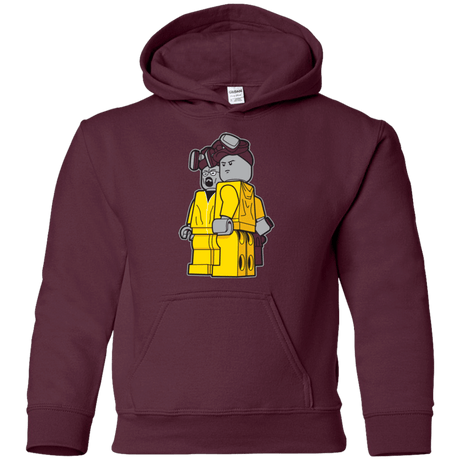 Sweatshirts Maroon / YS Bricking Bad Youth Hoodie