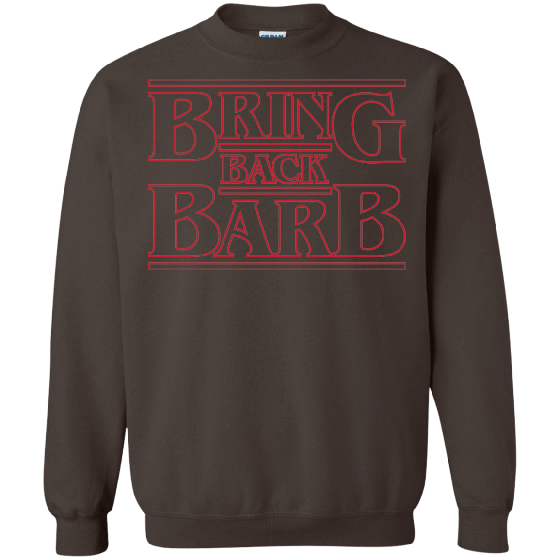 Sweatshirts Dark Chocolate / Small Bring Back Barb Crewneck Sweatshirt