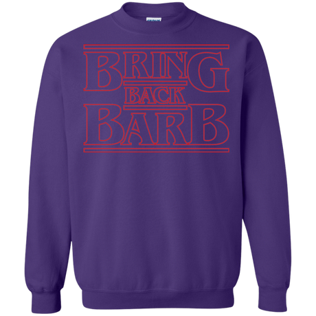 Sweatshirts Purple / Small Bring Back Barb Crewneck Sweatshirt