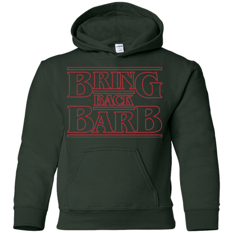 Sweatshirts Forest Green / YS Bring Back Barb Youth Hoodie