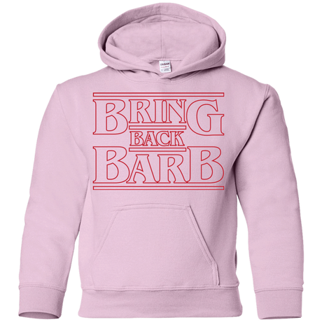 Sweatshirts Light Pink / YS Bring Back Barb Youth Hoodie