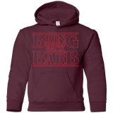 Sweatshirts Maroon / YS Bring Back Barb Youth Hoodie
