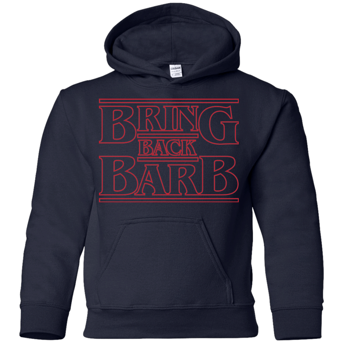 Sweatshirts Navy / YS Bring Back Barb Youth Hoodie