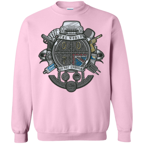 Sweatshirts Light Pink / Small British Spy Crest Crewneck Sweatshirt