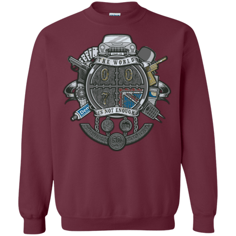 Sweatshirts Maroon / Small British Spy Crest Crewneck Sweatshirt