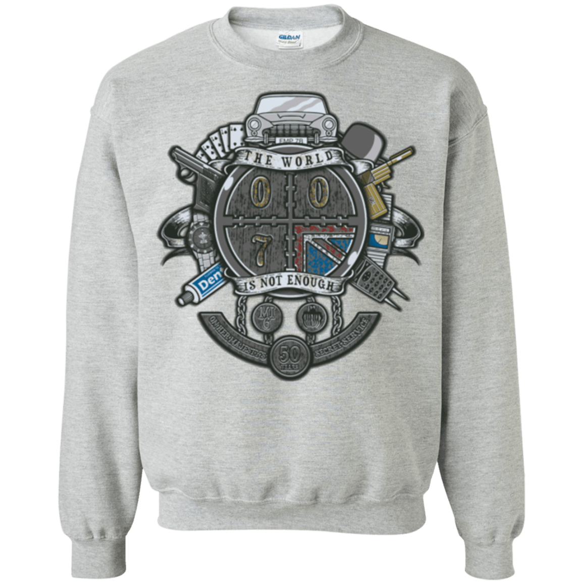 Sweatshirts Sport Grey / Small British Spy Crest Crewneck Sweatshirt