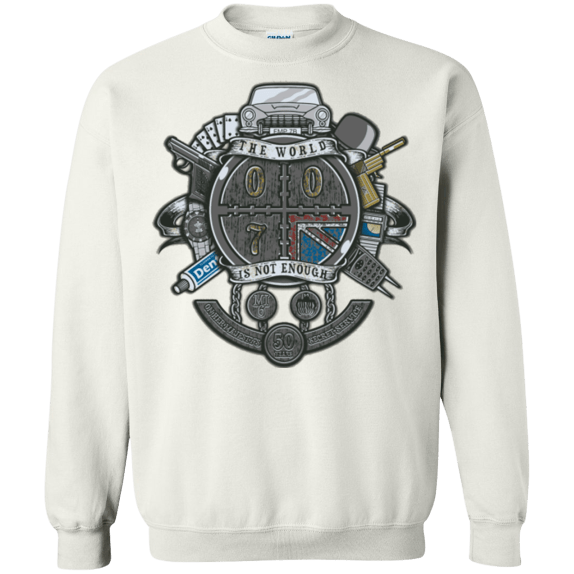 Sweatshirts White / Small British Spy Crest Crewneck Sweatshirt